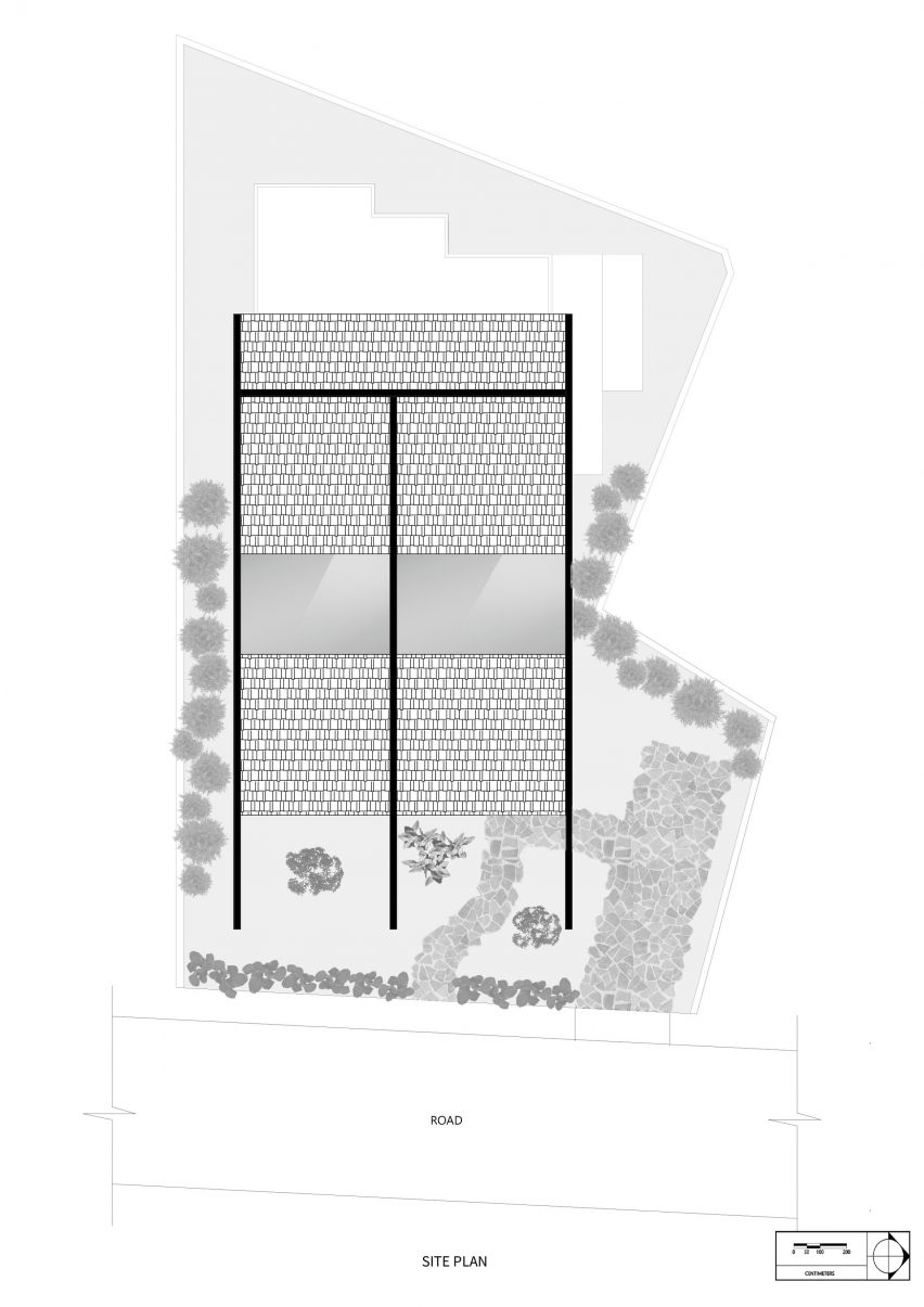 Site plan of House of Noufal by 3dor Concepts