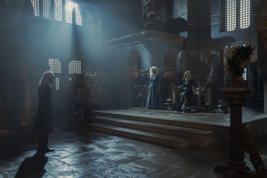 High Tide's throne room in House of the Dragon