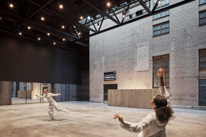 Interior view of Dance House in Helsinki by JKMM and ILO architects