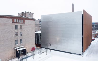 Metal-clad centre for dance in Helsinki