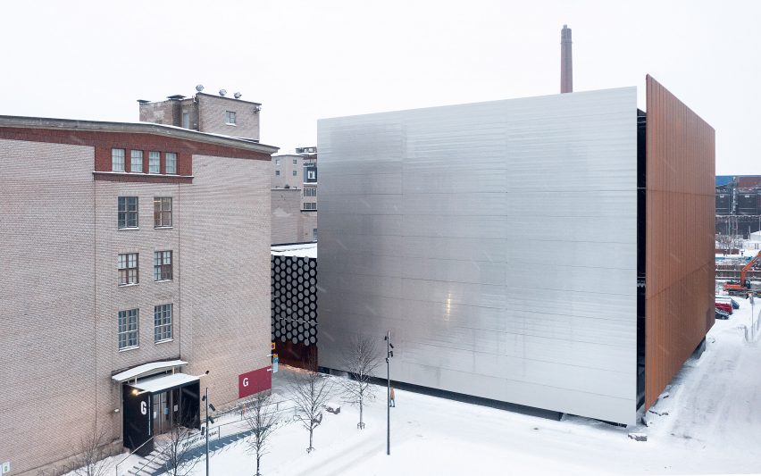JKMM and ILO architects extend Helsinki's Cable Factory with metal-clad centre for dance