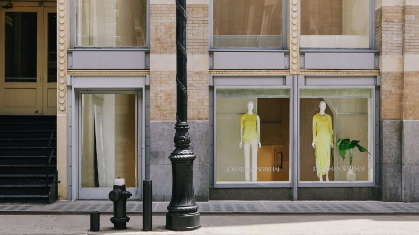 Exterior of Jonathan Simkhai store on Mercer Street
