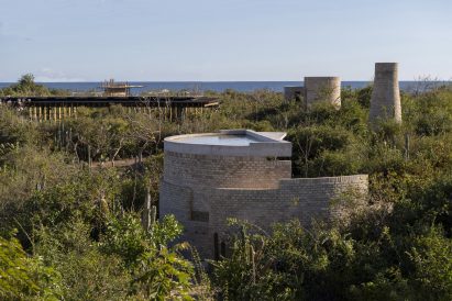 Spa and coast in Mexico.
