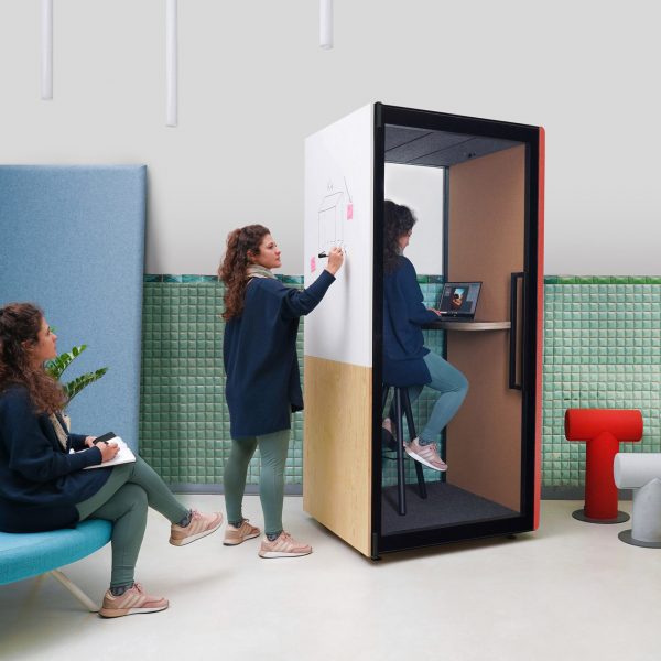 Kameleon Office Booth by Askia Furniture in workplace