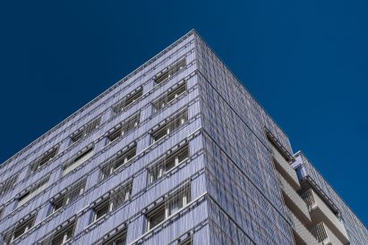 Kriskadecor outdoor cladding system on the Kley student residence in Montpellier, France