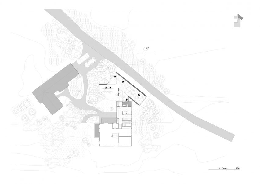Site plan of L15 by Sunniva Rosenberg Arkitektur