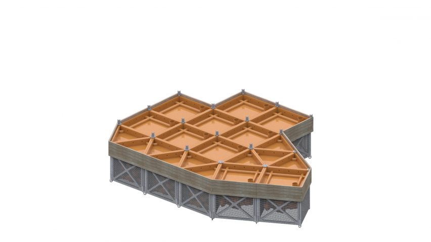 Floating units provide foundation