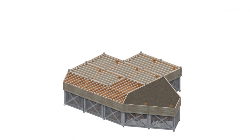 Floating units provide foundation