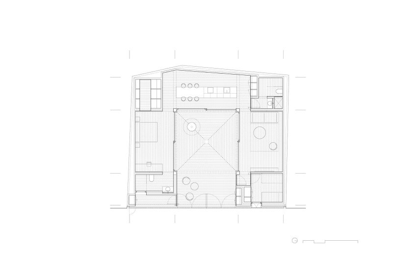 Ground floor plan of LR House