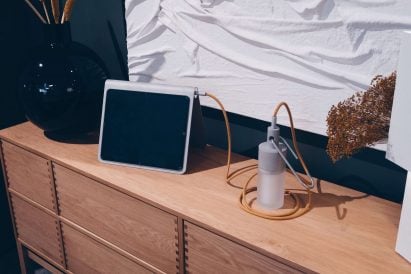 Lykta solar light by Lund University at Dutch Design Week on L-shaped solar panel