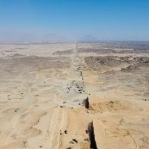 The Line megacity under construction in Saudi Arabia