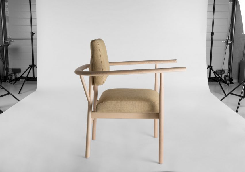 Lotte armchair by Sarah Hossli