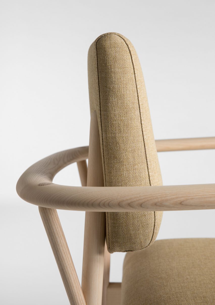 Lotte armchair by Sarah Hossli