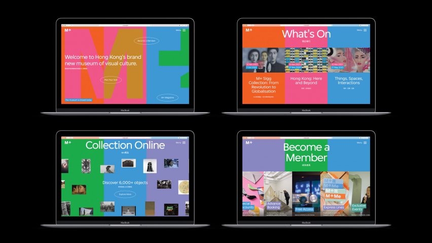 M+ Museum visual identity by Thonik
