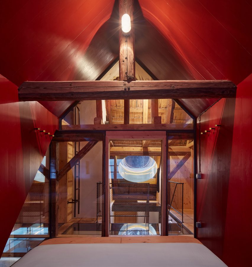 Photograph of cabin interior