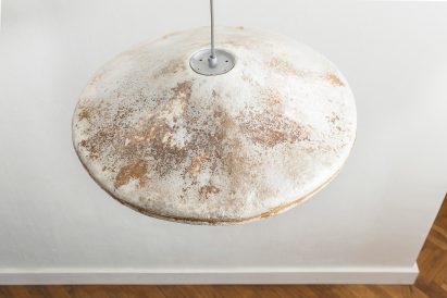 An aerial view of a pendant lampshade