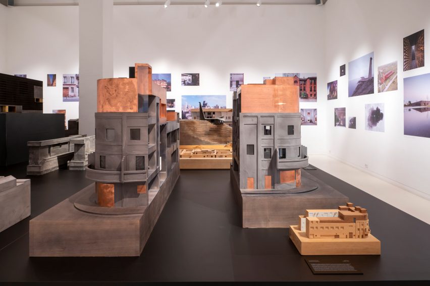 Models in Neri&Hu: Reflective Nostalgia exhibition