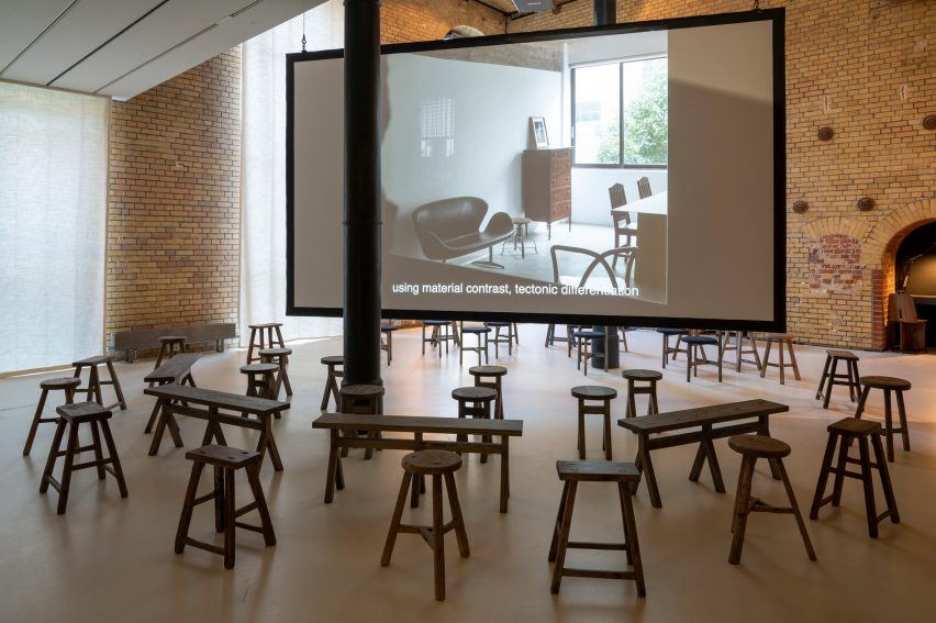 Film screening in Neri&Hu: Reflective Nostalgia exhibition