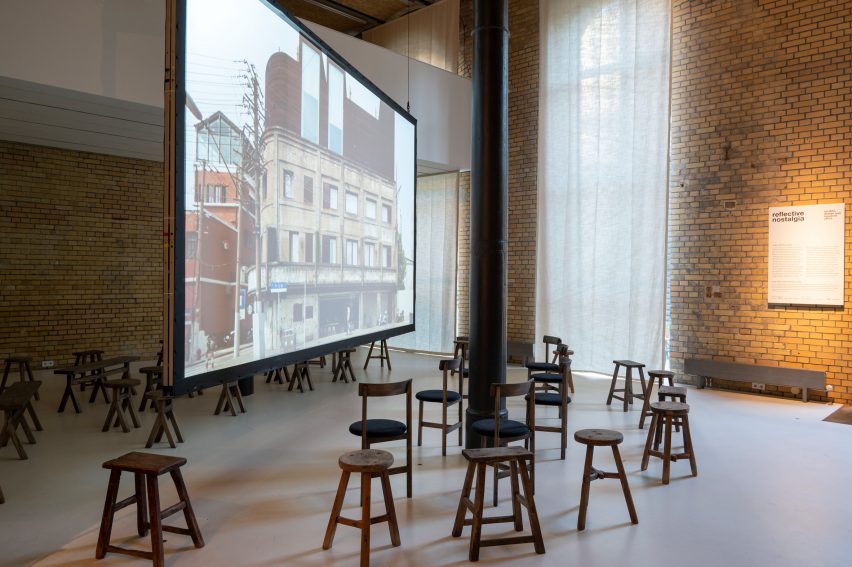 Film screening in Neri&Hu: Reflective Nostalgia exhibition