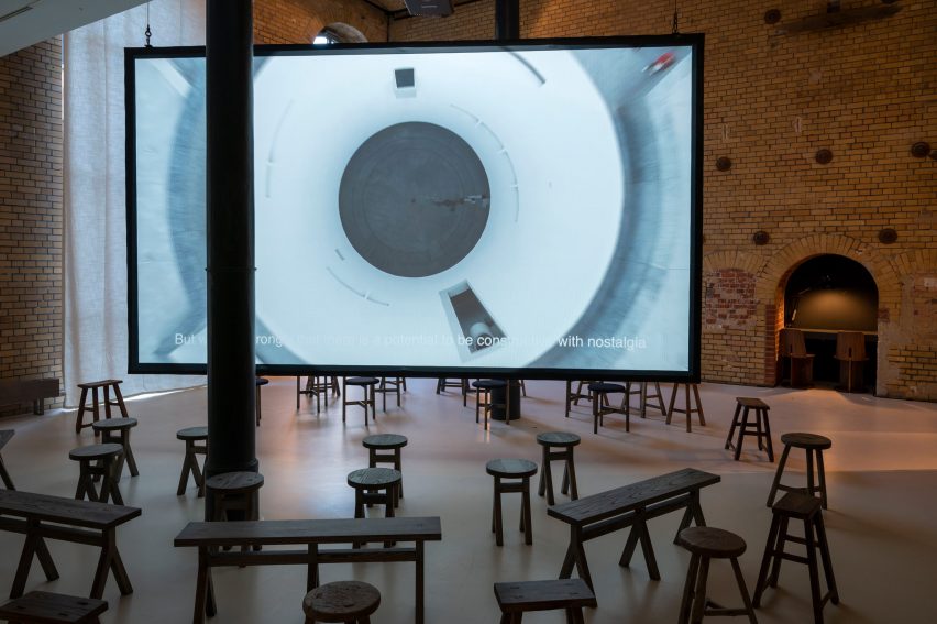 Film screening in Neri&Hu: Reflective Nostalgia exhibition