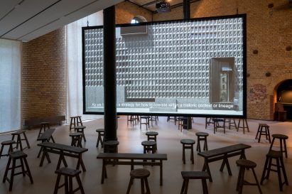 Film screening in Neri&Hu: Reflective Nostalgia exhibition