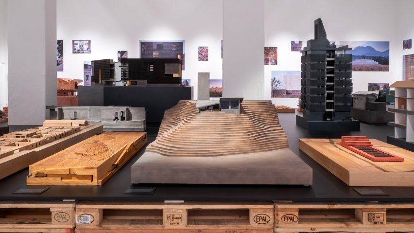 Models in Neri&Hu: Reflective Nostalgia exhibition