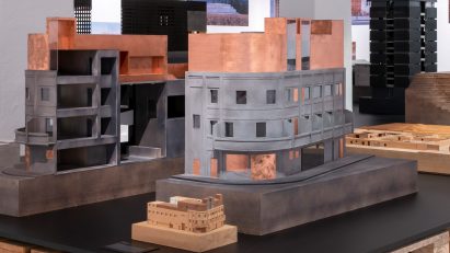 Models in Neri&Hu: Reflective Nostalgia exhibition