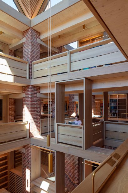 Niall McLaughlin-designed library interior