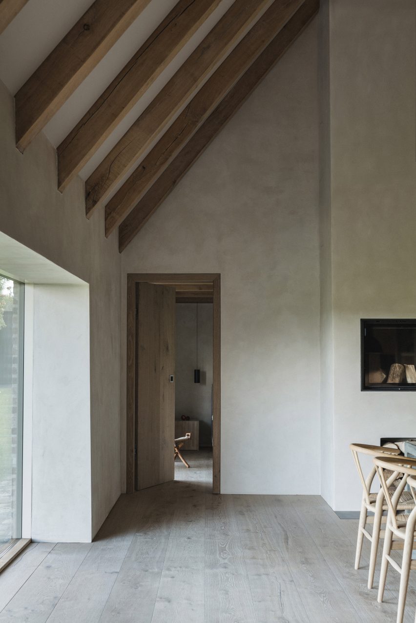 Dining room in Nieby Crofters Cottage by Jan Henrik Jansen and Marshall Blecher