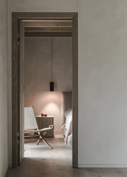 Bedroom in Nieby Crofters Cottage by Jan Henrik Jansen and Marshall Blecher