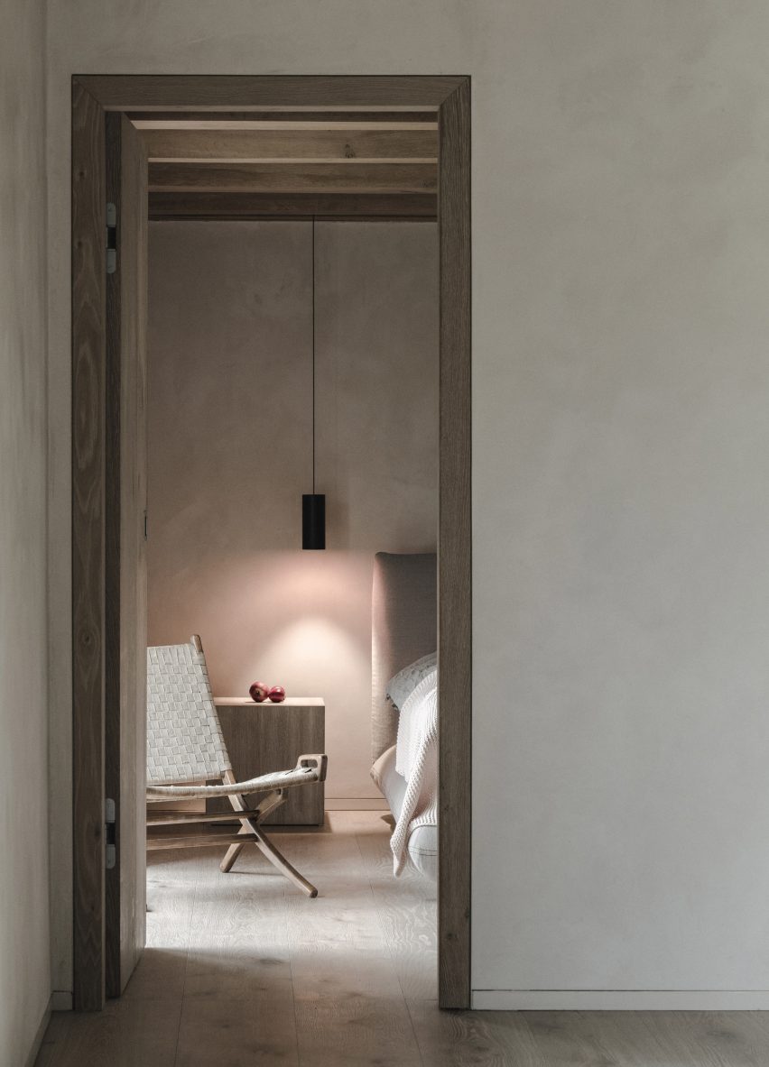 Bedroom in Nieby Crofters Cottage by Jan Henrik Jansen and Marshall Blecher