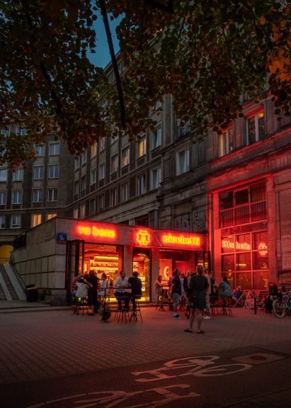 Exterior of Va Bene Cicchetti bar by Noke Architects