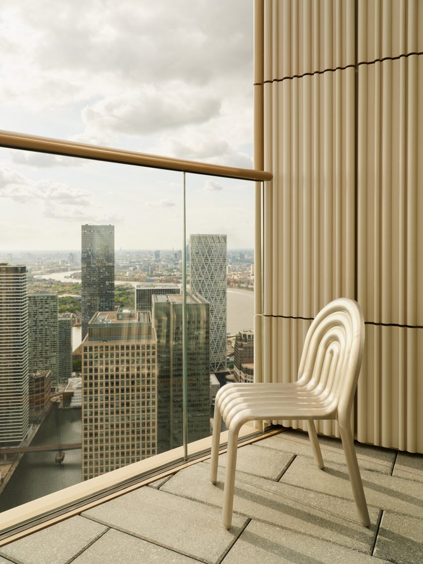 One Park Drive penthouse interior