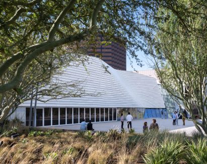 Terrace on orange county art museum