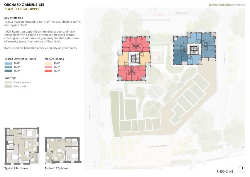 Orchard Gardens Panter Hudspith Architects plans