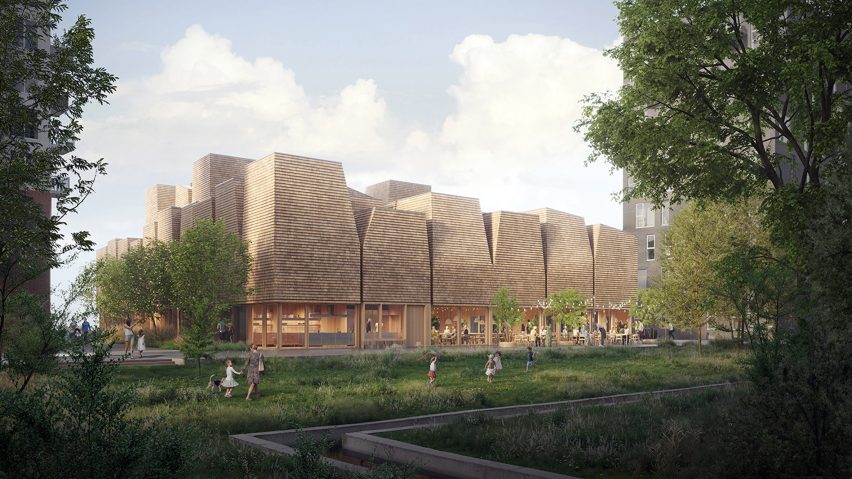 Danish church made from wood