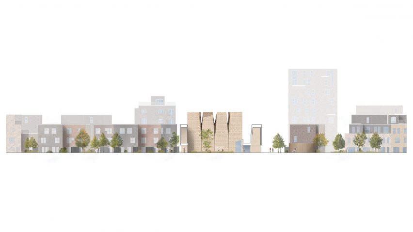 Plan for Ørestad Church by Henning Larsen