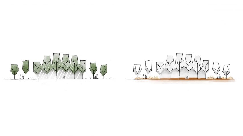 Plan for Ørestad Church by Henning Larsen