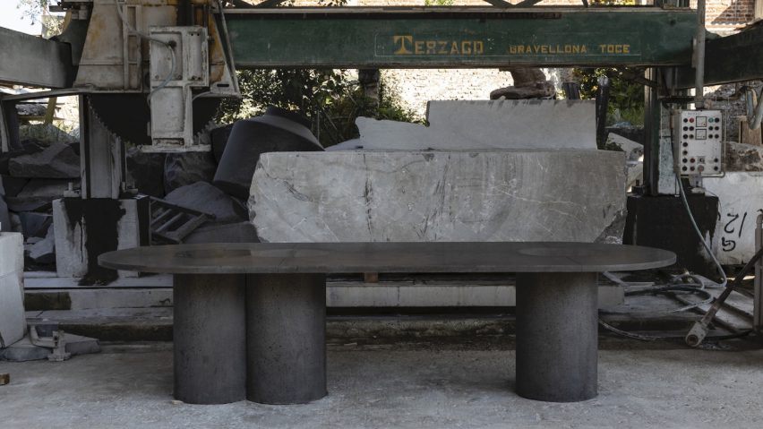 Petra Table by Caterina Moretti for Peca