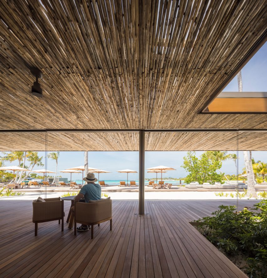 Deck at Patina Maldives by Studio MK27