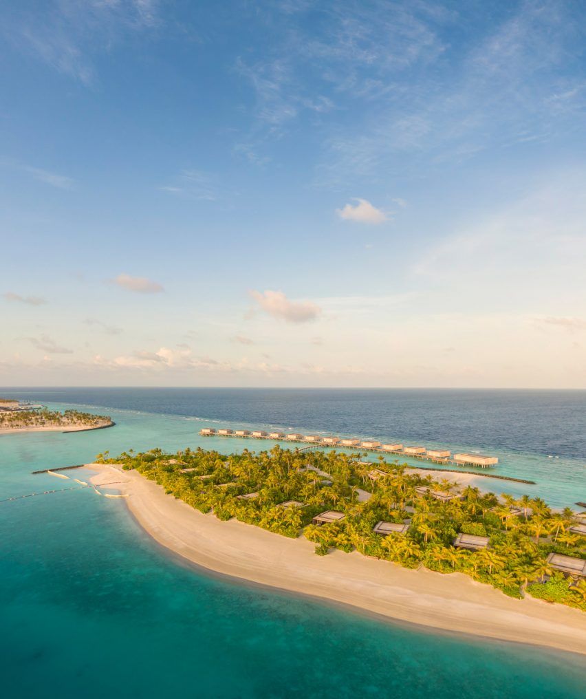 Aerial view of Patina Maldives