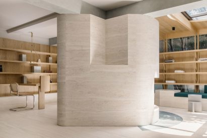 Travertine interiors