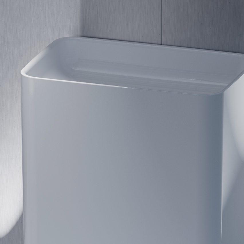 Purist pedestal washbasin by Bette