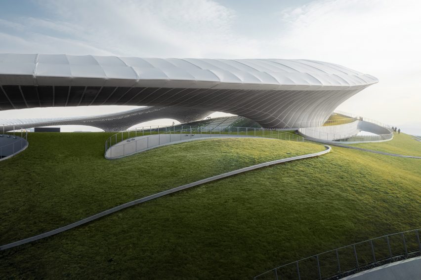 Quzhou Stadium by MAD Architects, China
