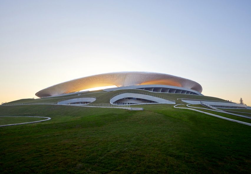 Facade of Quzhou Stadium