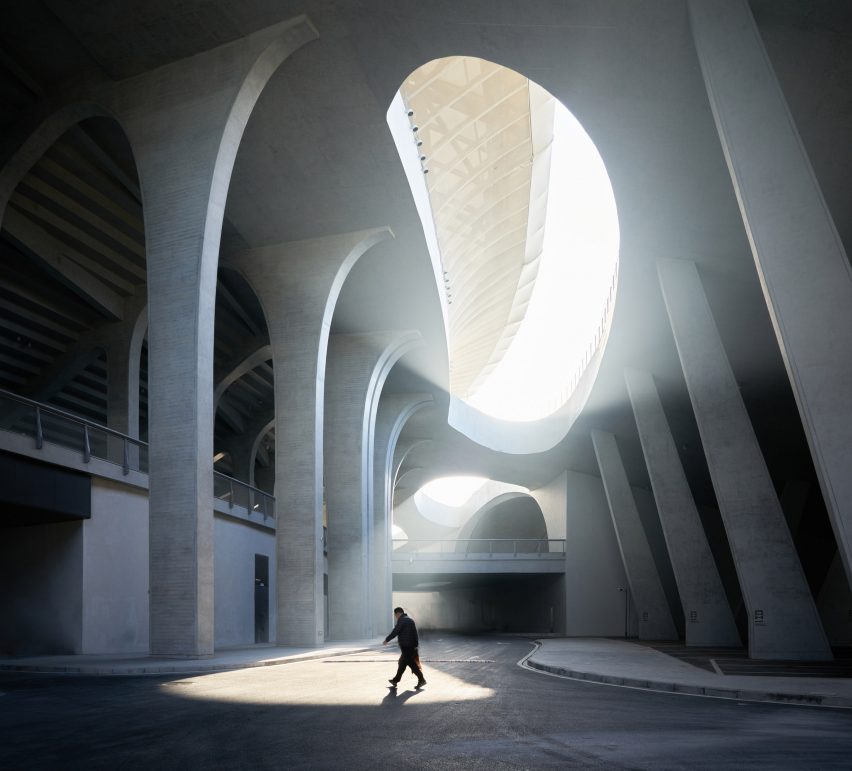 Quzhou Stadium by MAD Architects, China
