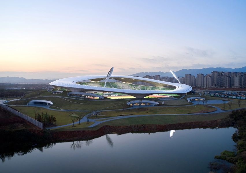 Quzhou Stadium by MAD Architects, China