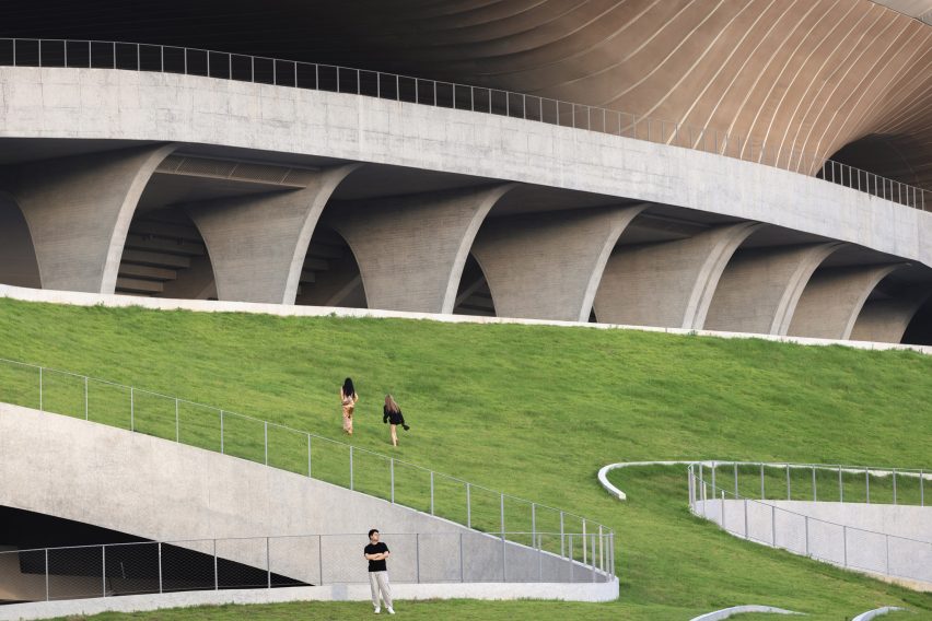 Quzhou Stadium by MAD Architects, China