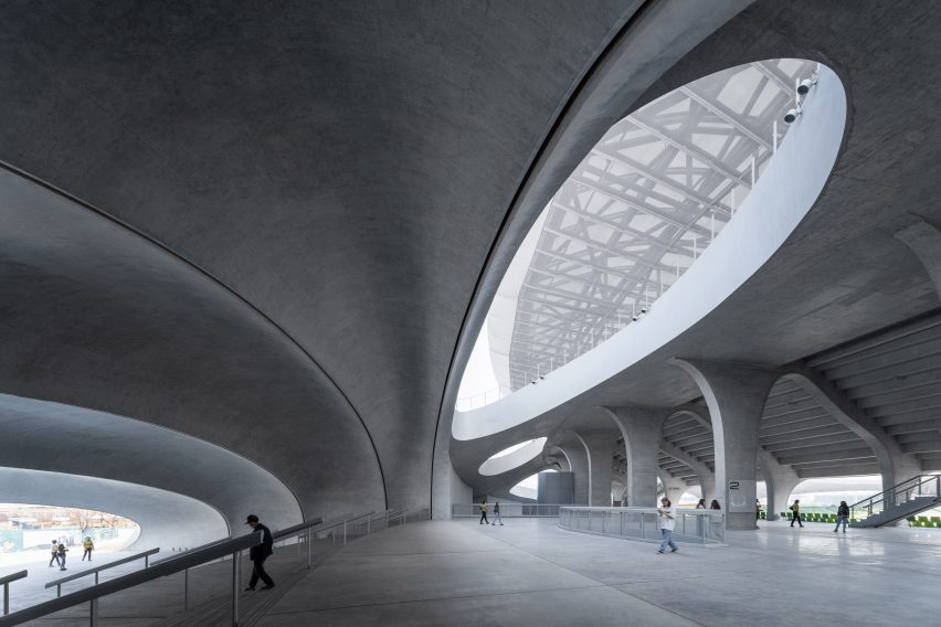 Quzhou Stadium by MAD Architects, China