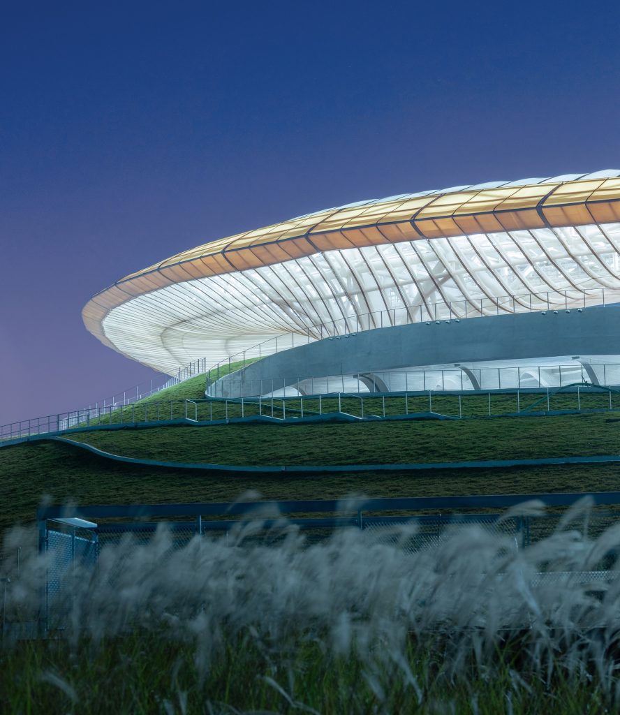 Exterior view of Quzhou Stadium